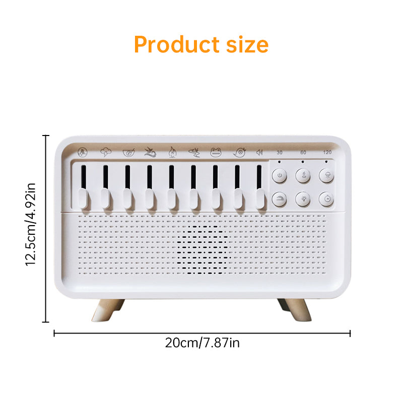 Noise Air Aroma Diffuser Humidifier with Night Light and Bluetooth Speaker