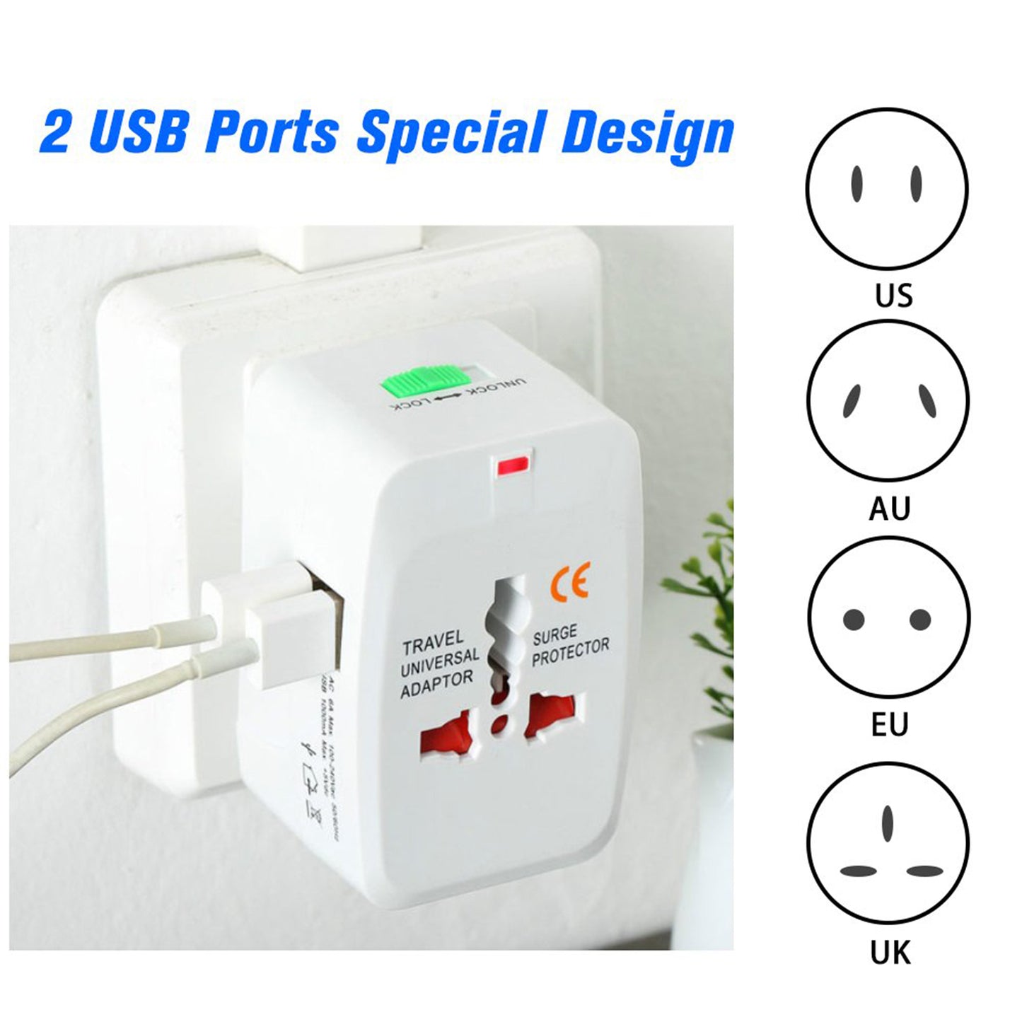Universal Travel Multipurpose Adapter