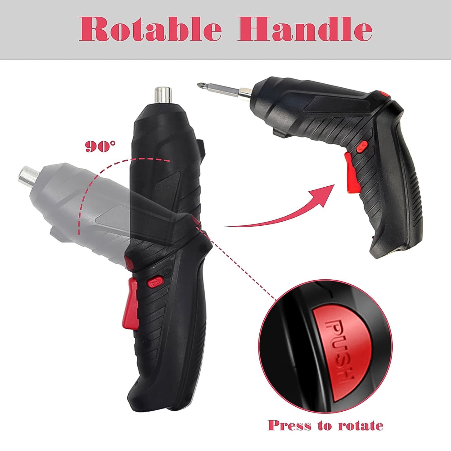 Automatic Screwdriver With Led Light