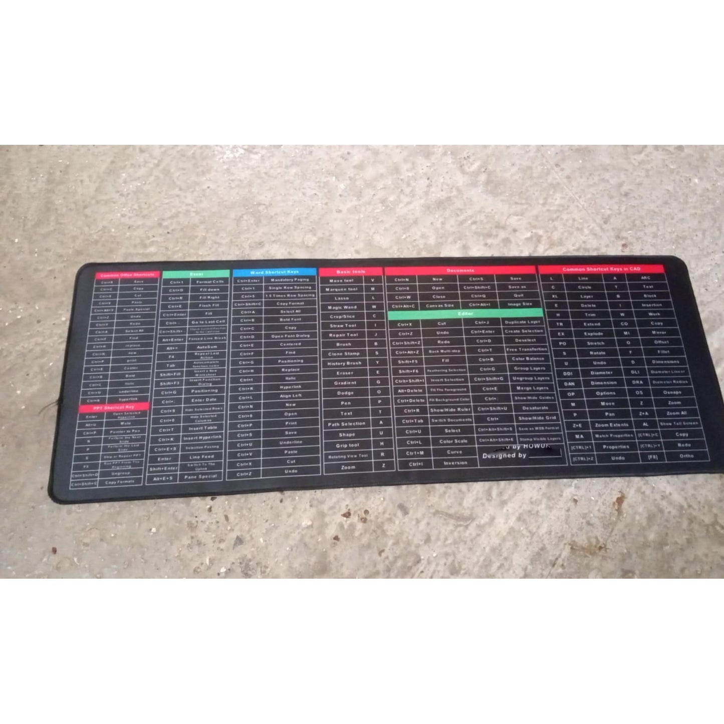 Excel Shortcut Pad