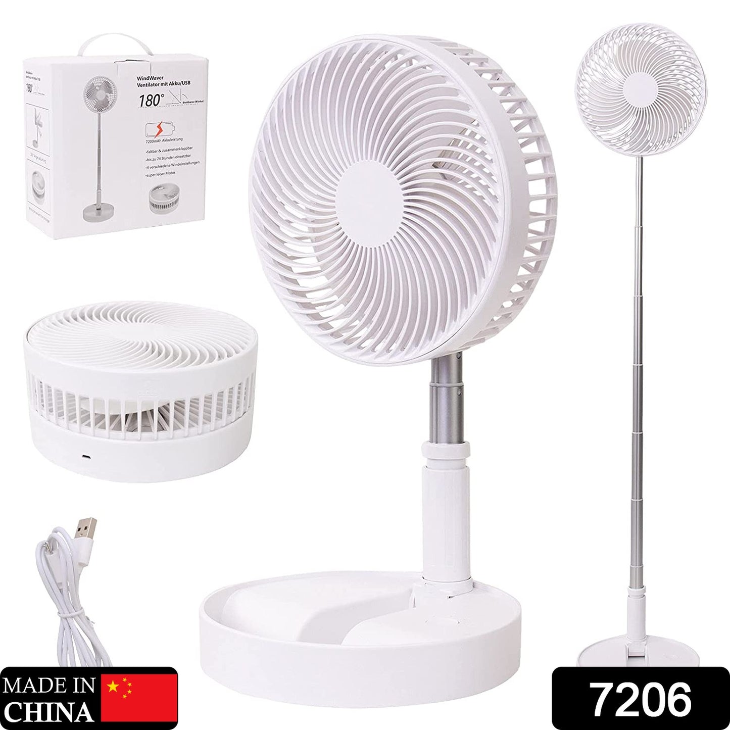 Electric Desktop Height Adjustable Fan