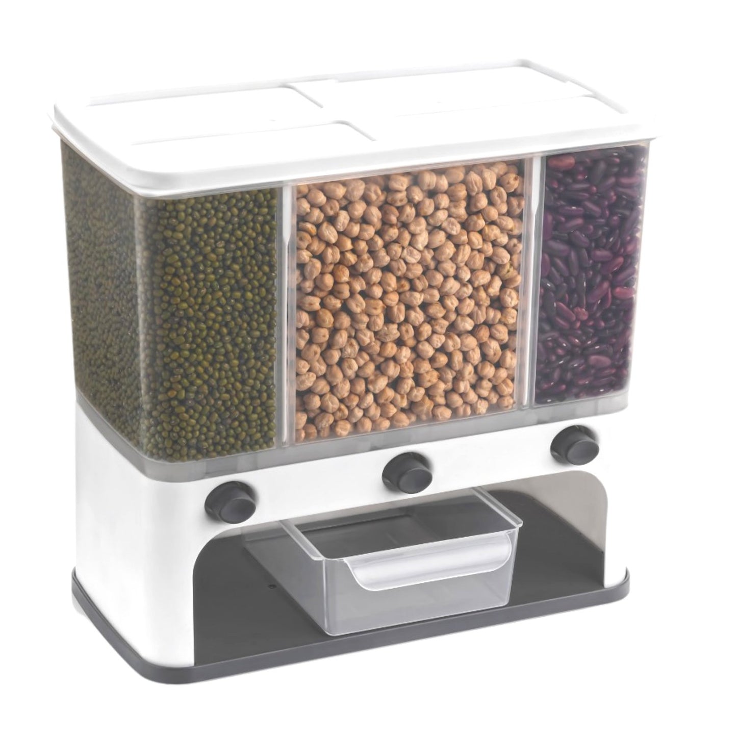 Push Button Cereal Dispenser For Kitchen Wall Mount