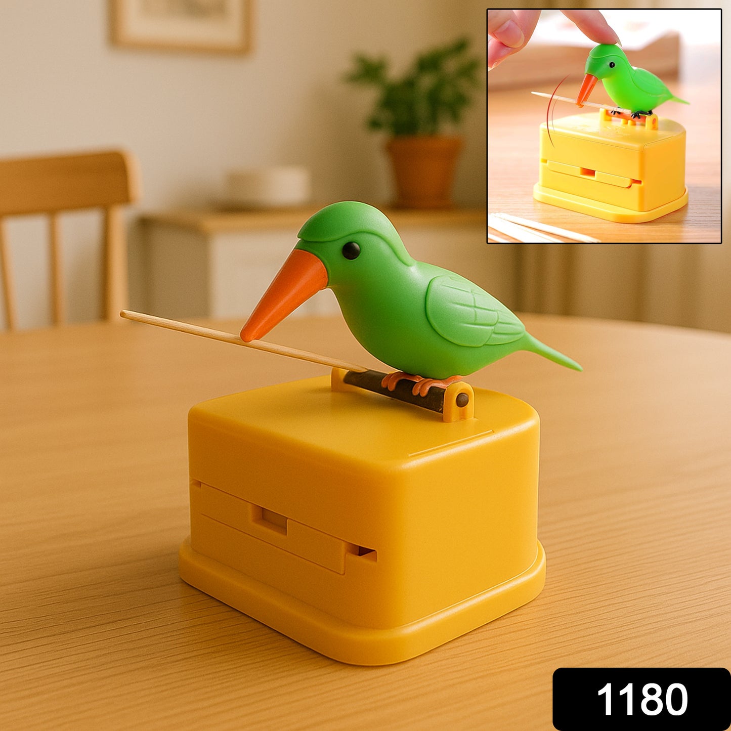 Bird Toothpick Dispenser