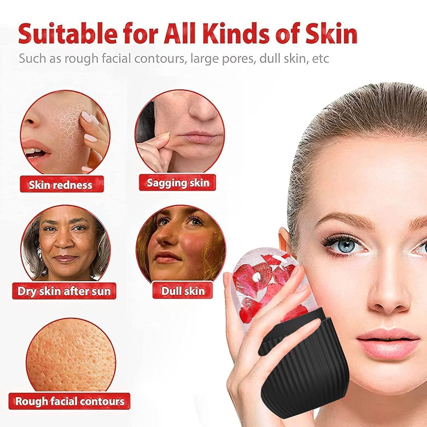 Face ice roller