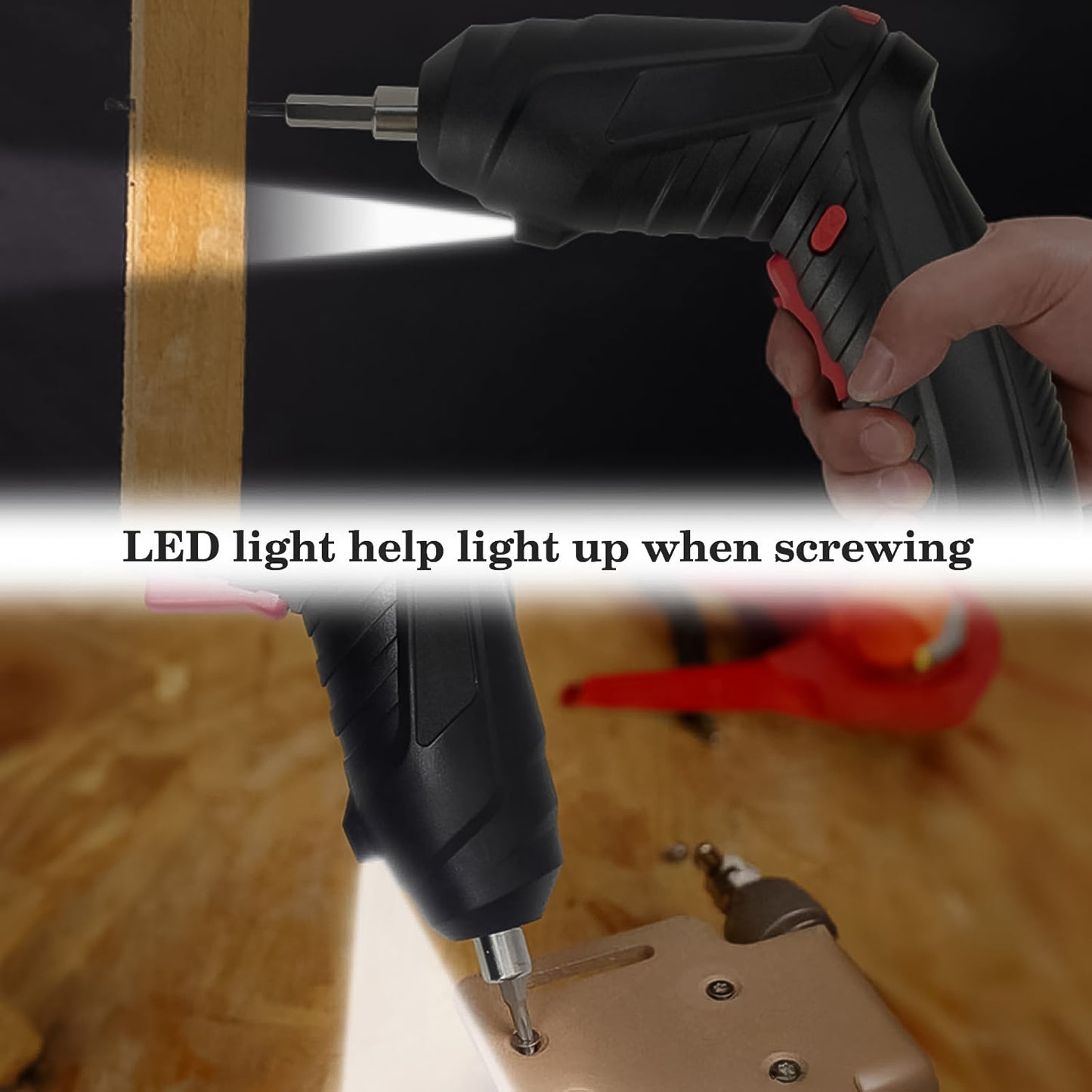 Automatic Screwdriver With Led Light