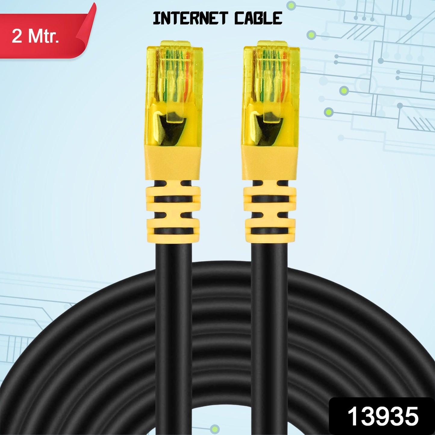 Heavy Duty Cat 8 Ethernet Cable Internet Cable (2 Mtr. 1 Pc)