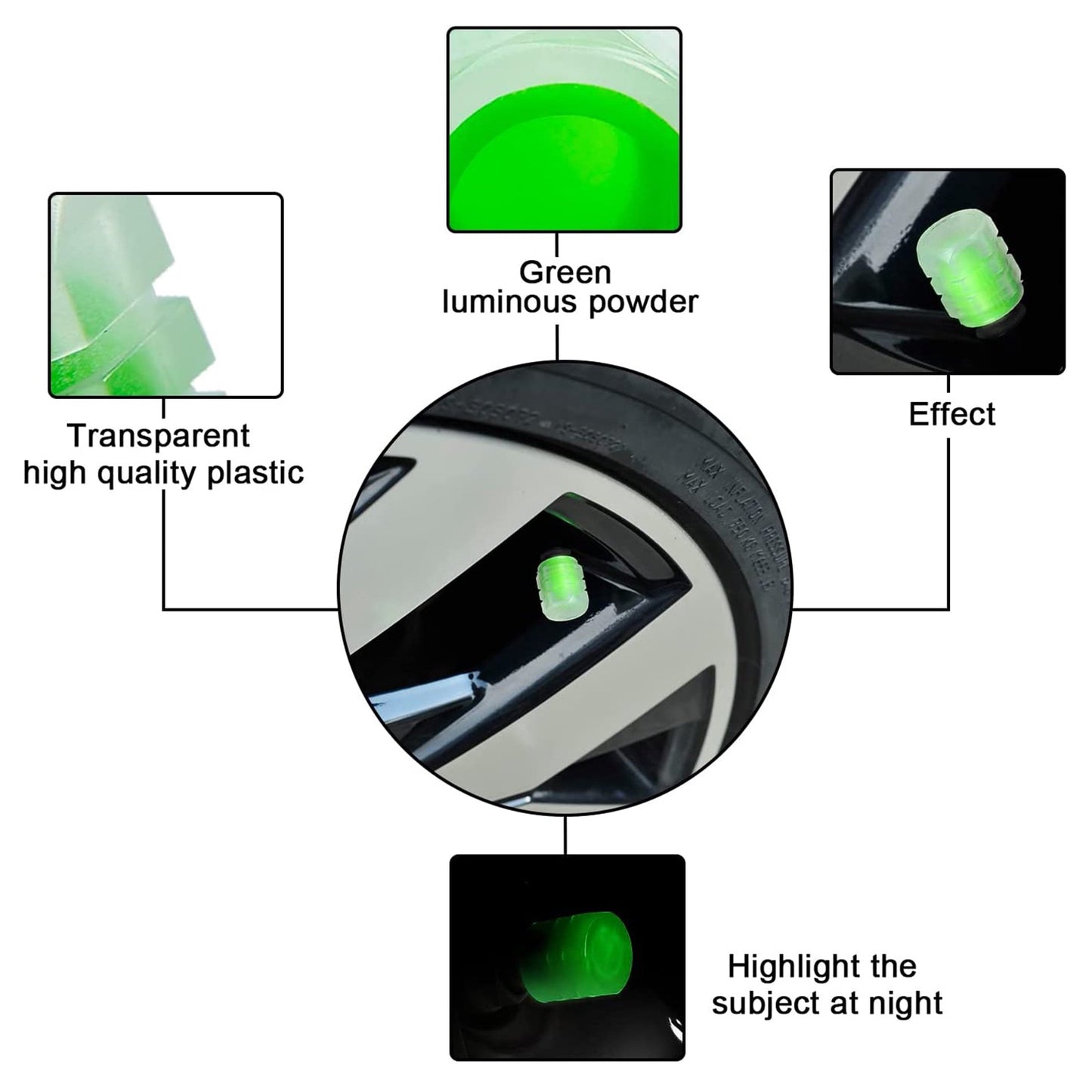 Glow Car Tire Air