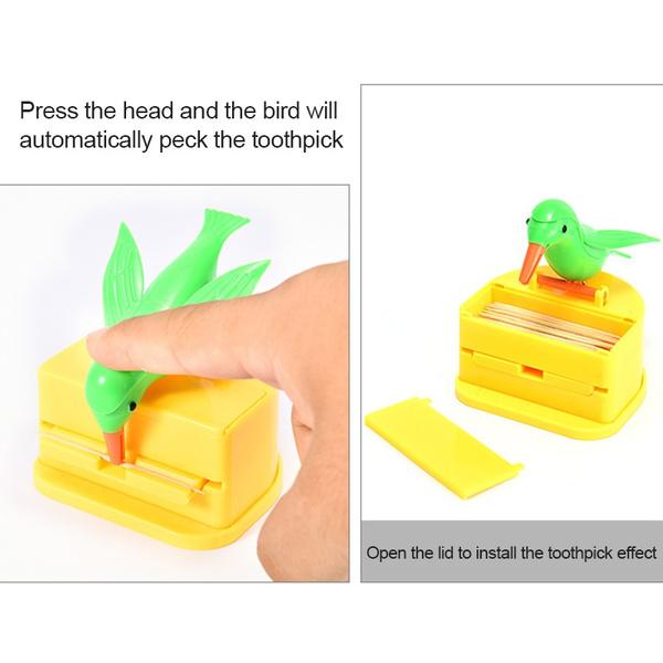 Bird Toothpick Dispenser