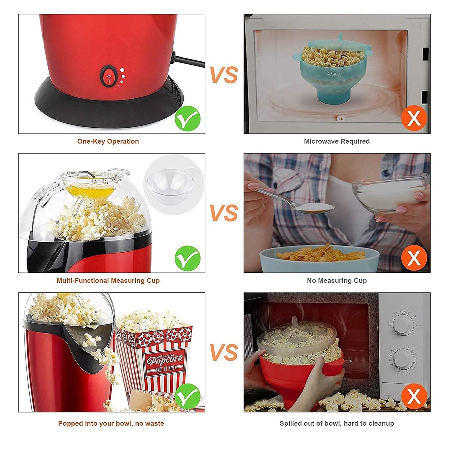 Hot Air Popcorn Popper