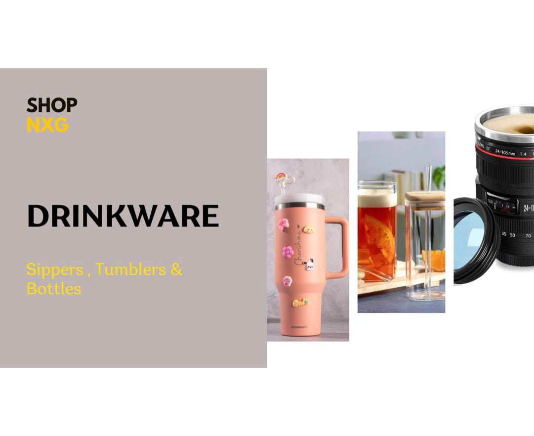 NXG DRINKWARE (Sippers , Tumblers & Bottles)