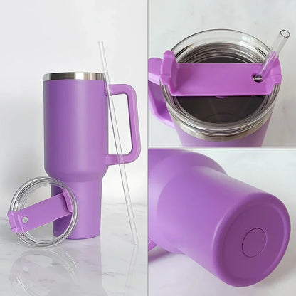 Stainless steel Tumbler with Straw