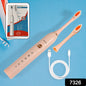 7326 Electric Toothbrush For Adults And Teens Electric Toothbrush Deep Cleansing Toothbrush With Extra Brush Heads
