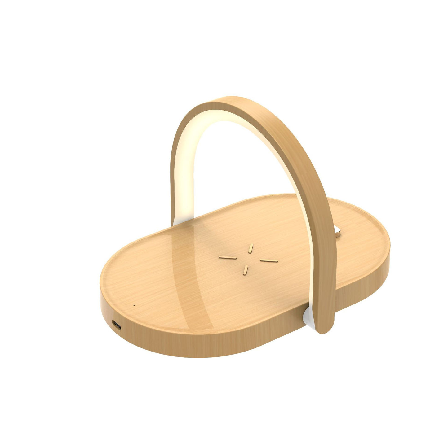 Attractive lamp with wireless charging