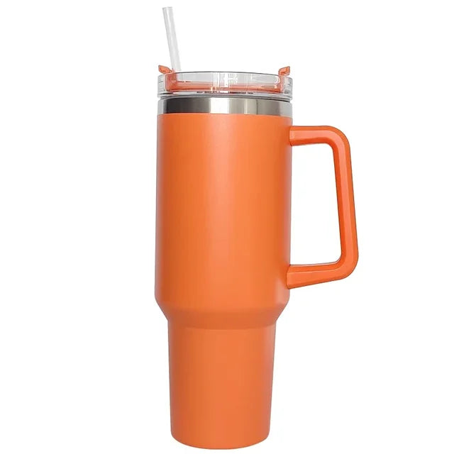Stainless steel Tumbler with Straw