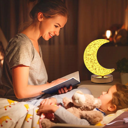 Table Moon Crystal Lamp