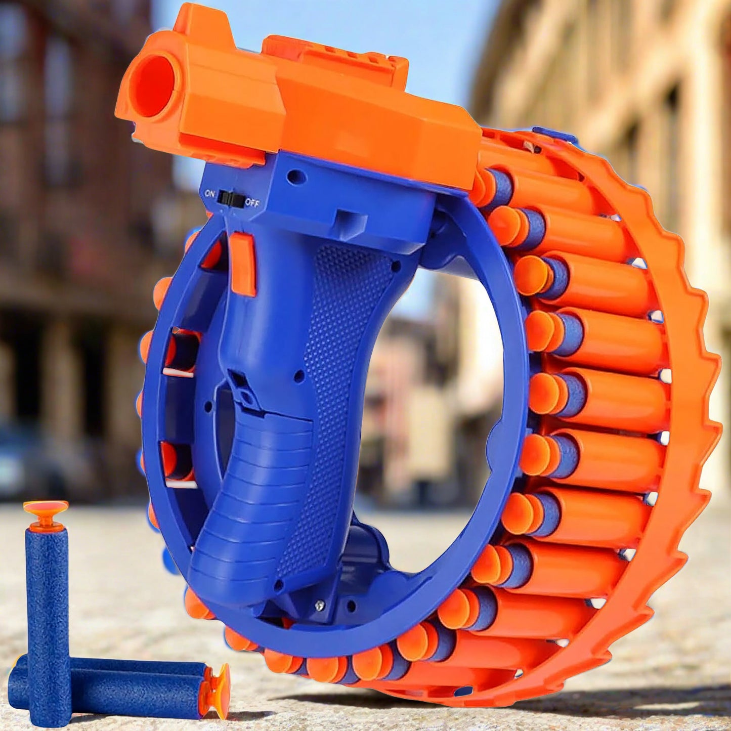 Electric Gun For Children with 28 Soft Bullets