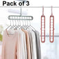Space Saver Folding Hangers ( Pack Of 3)