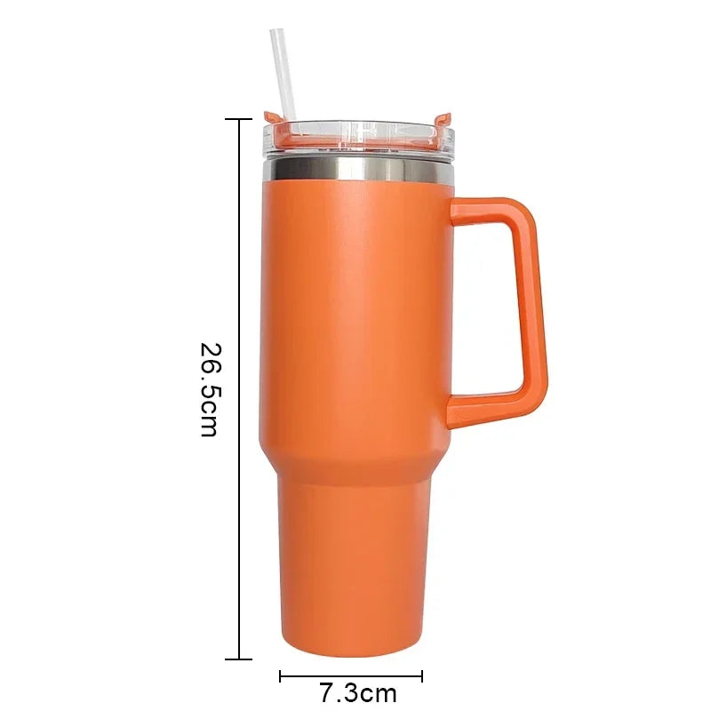 Stainless steel Tumbler with Straw
