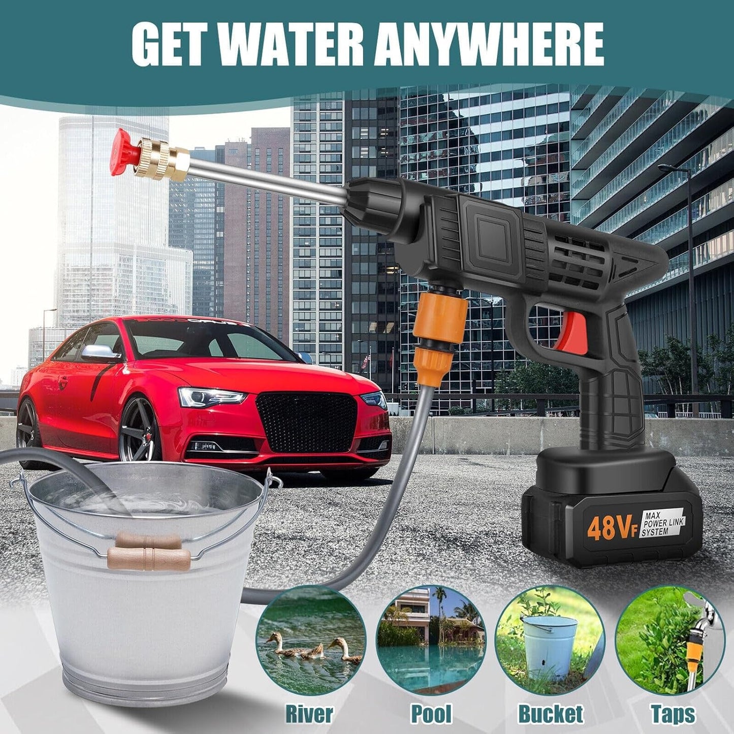 Electric Car Washer Gun