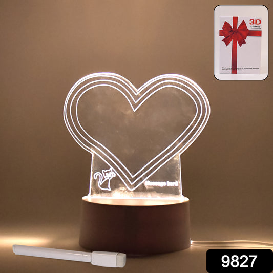Acrylic Decorative Lamp With Pen