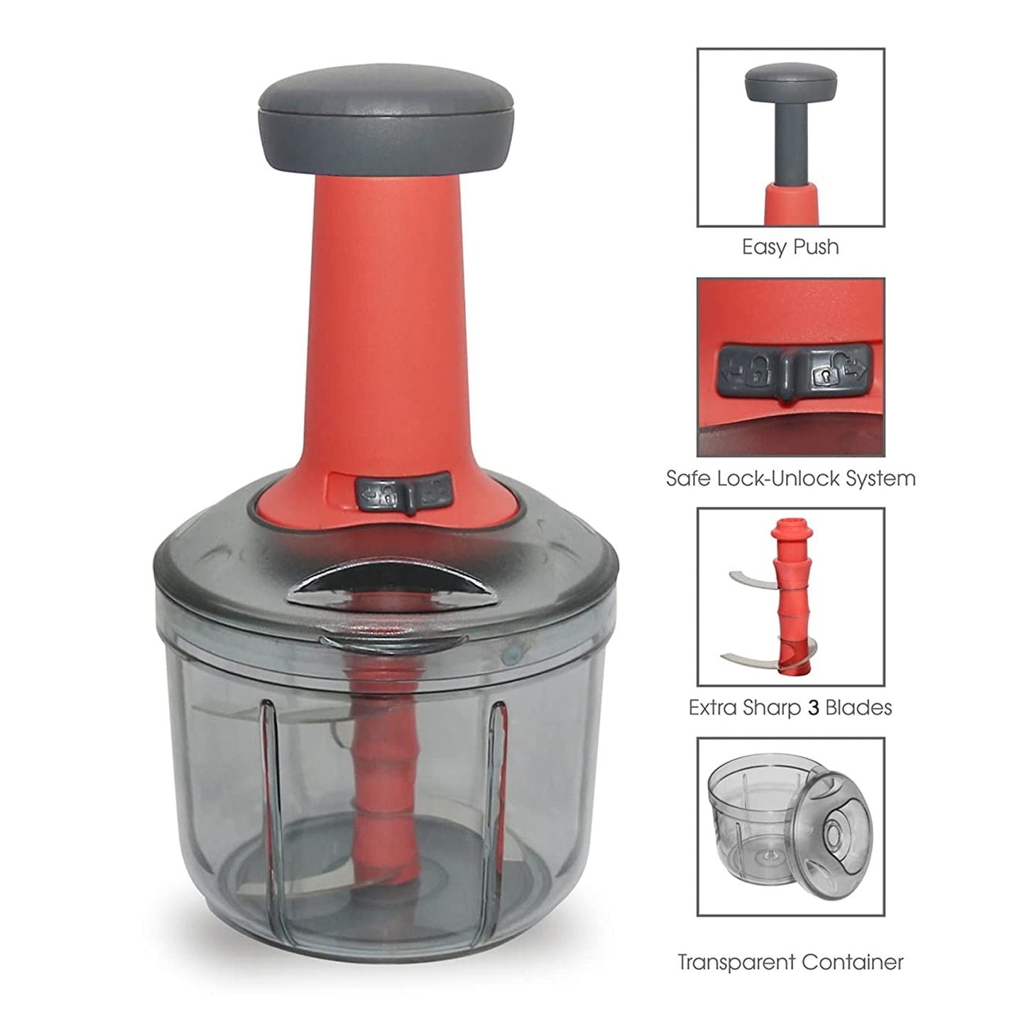 Hand Press Chopper For Kitchen