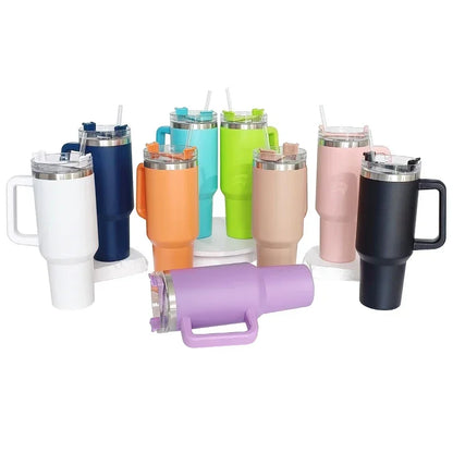 Stainless steel Tumbler with Straw