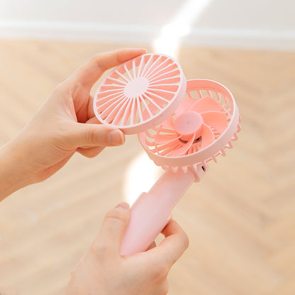 New Multi-Dimensional Telescopic Rotating Fan Mini Handheld Small Fan USB Charging Outdoor Office Desktop