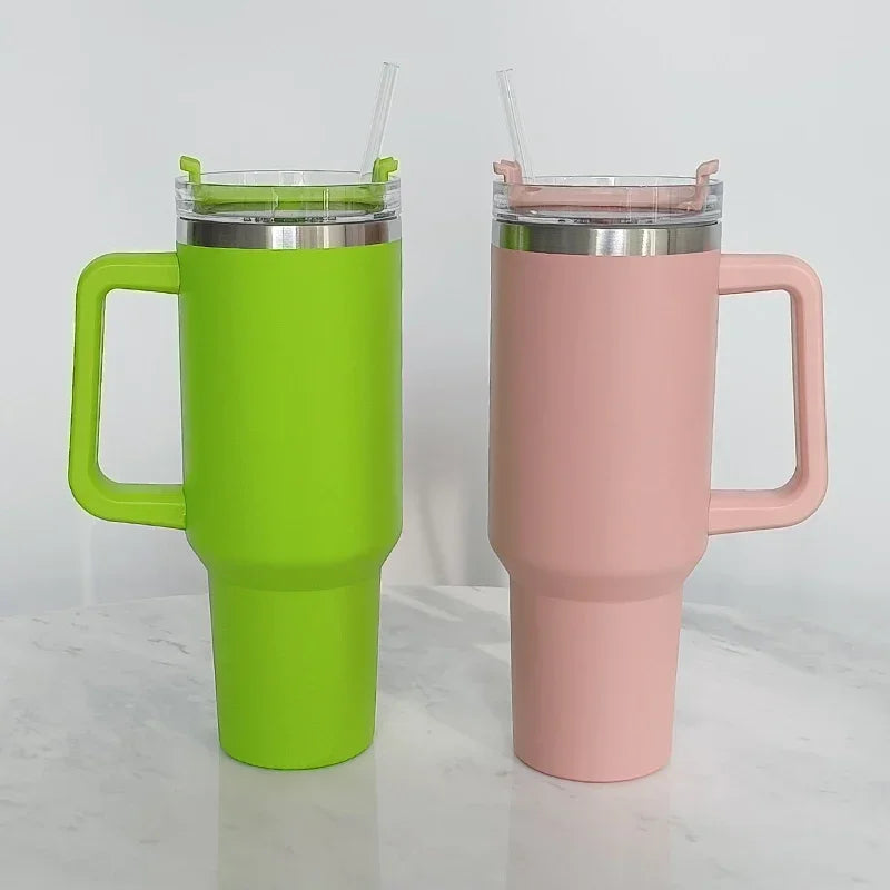 Stainless steel Tumbler with Straw