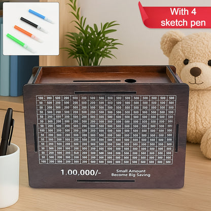 1 lakh Money Bank (1 Pc  4 Sketch Pen)