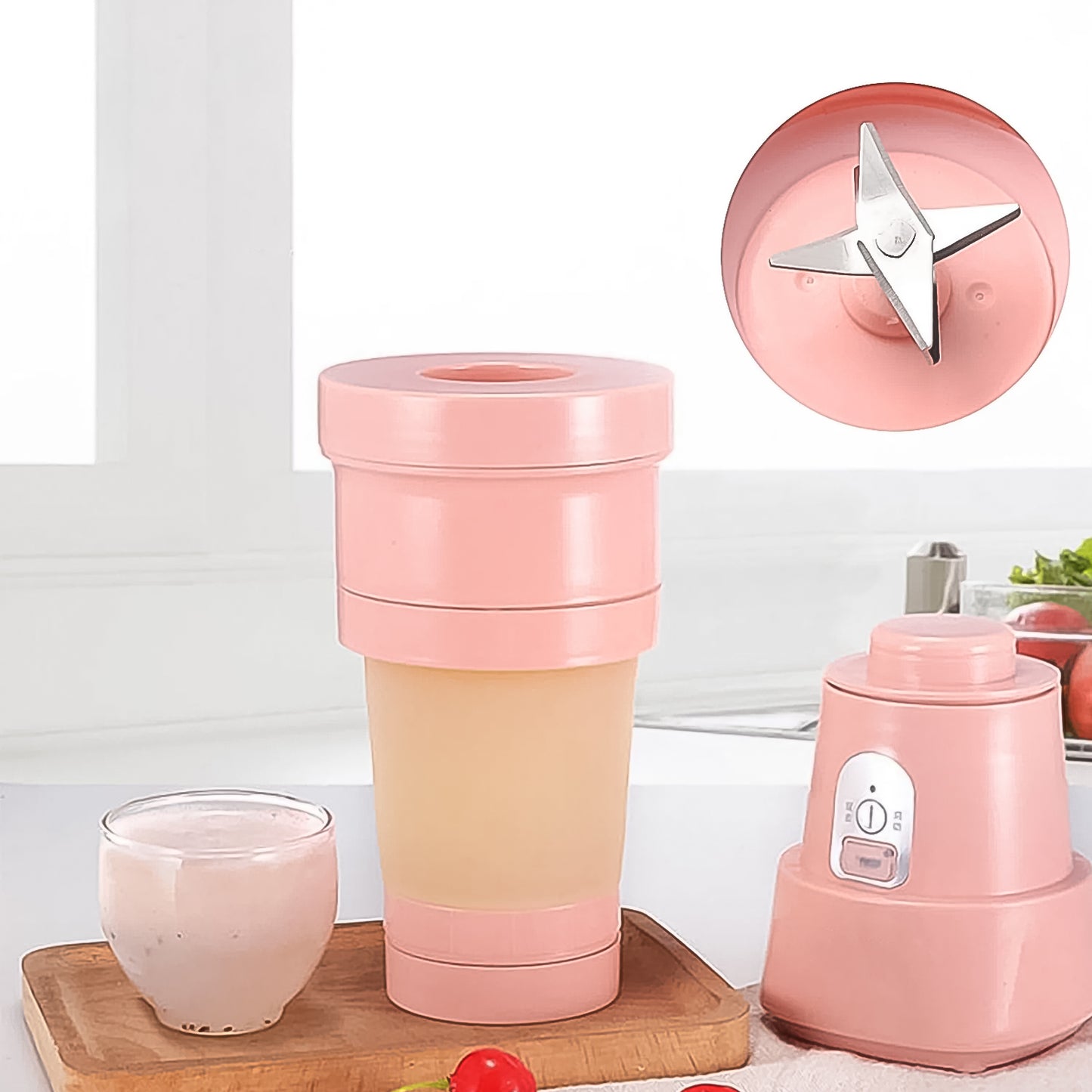 Electric Foldable Juicer Blender Stainless steel