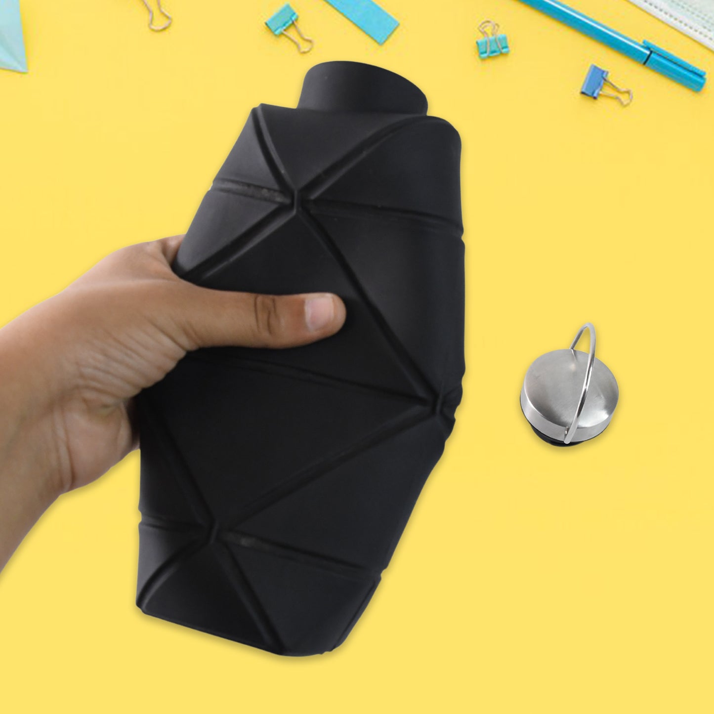 Collapsible Silicone Water Bottle
