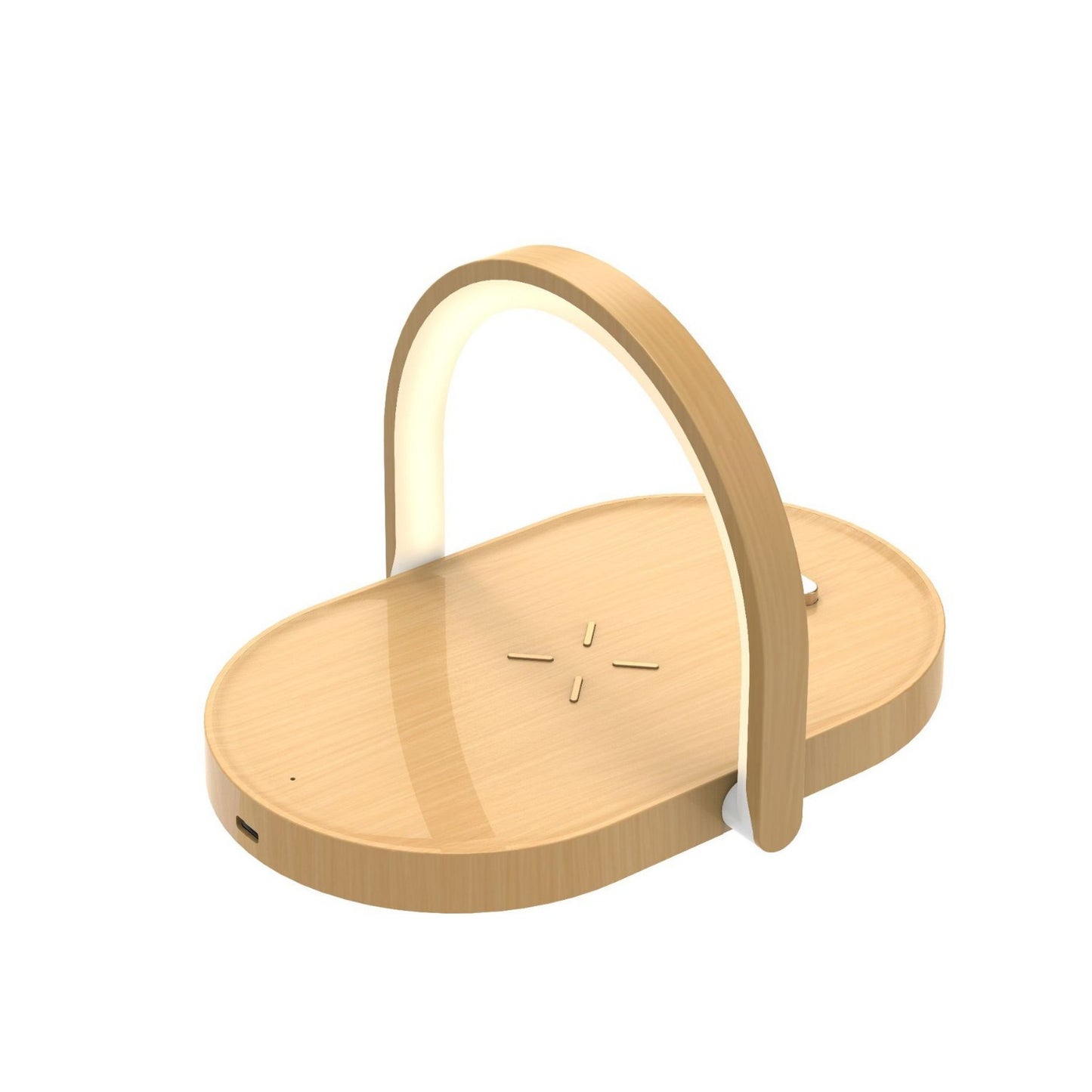Attractive lamp with wireless charging