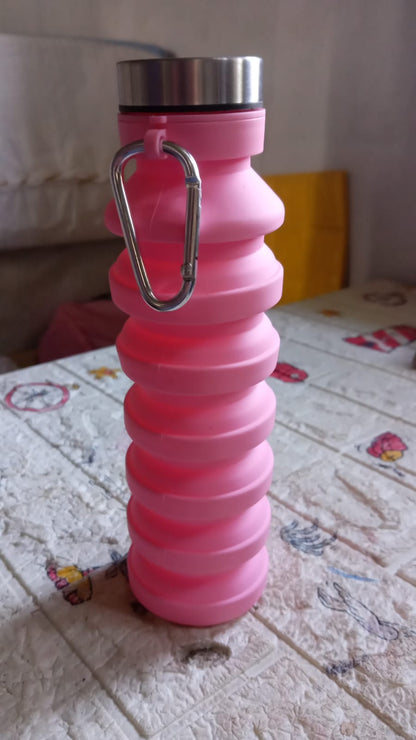 Foldable Silicone Leak Proof Water Bottle