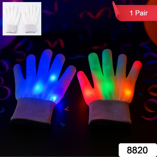 Multi-color Glow Gloves (1 Pair)
