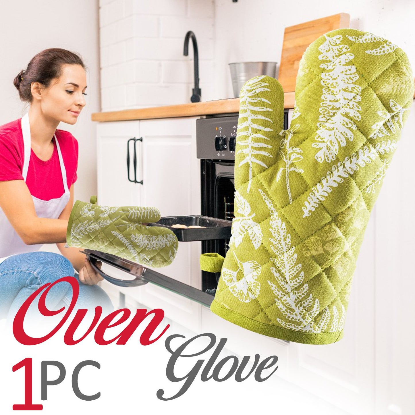 Cotton Padded Heat Proof Microwave Glove