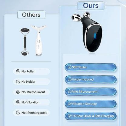 Microcurrent- Facial- Device  Massager Roller (1 Pc)