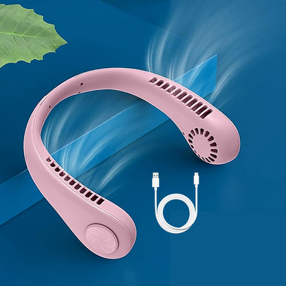 Neck fan for travel