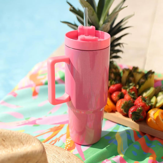 Stainless Steel Vacuum Insulated Tumbler With Lid (Approx 1200 Ml)
