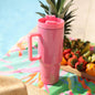 Stainless Steel Vacuum Insulated Tumbler With Lid (Approx 1200 Ml)