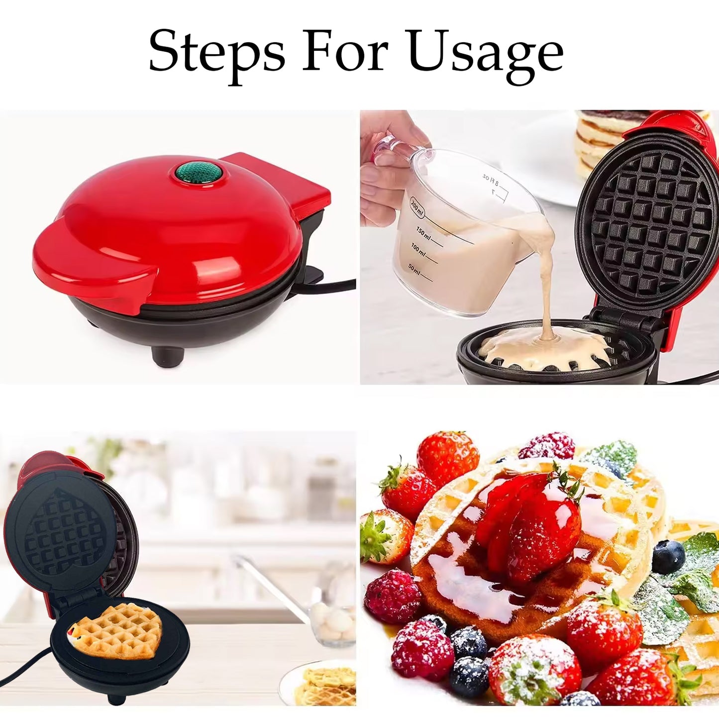 Waffle maker for home