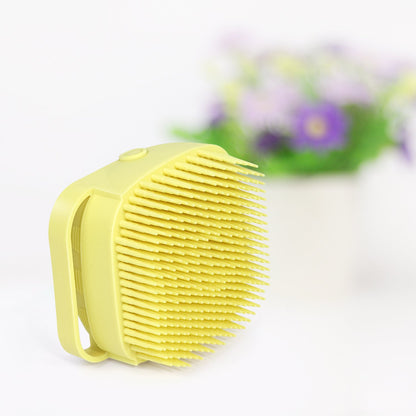 Silicone Bath & Body Brush With Shampoo Dispenser