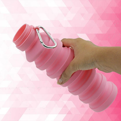 Foldable Silicone Leak Proof Water Bottle