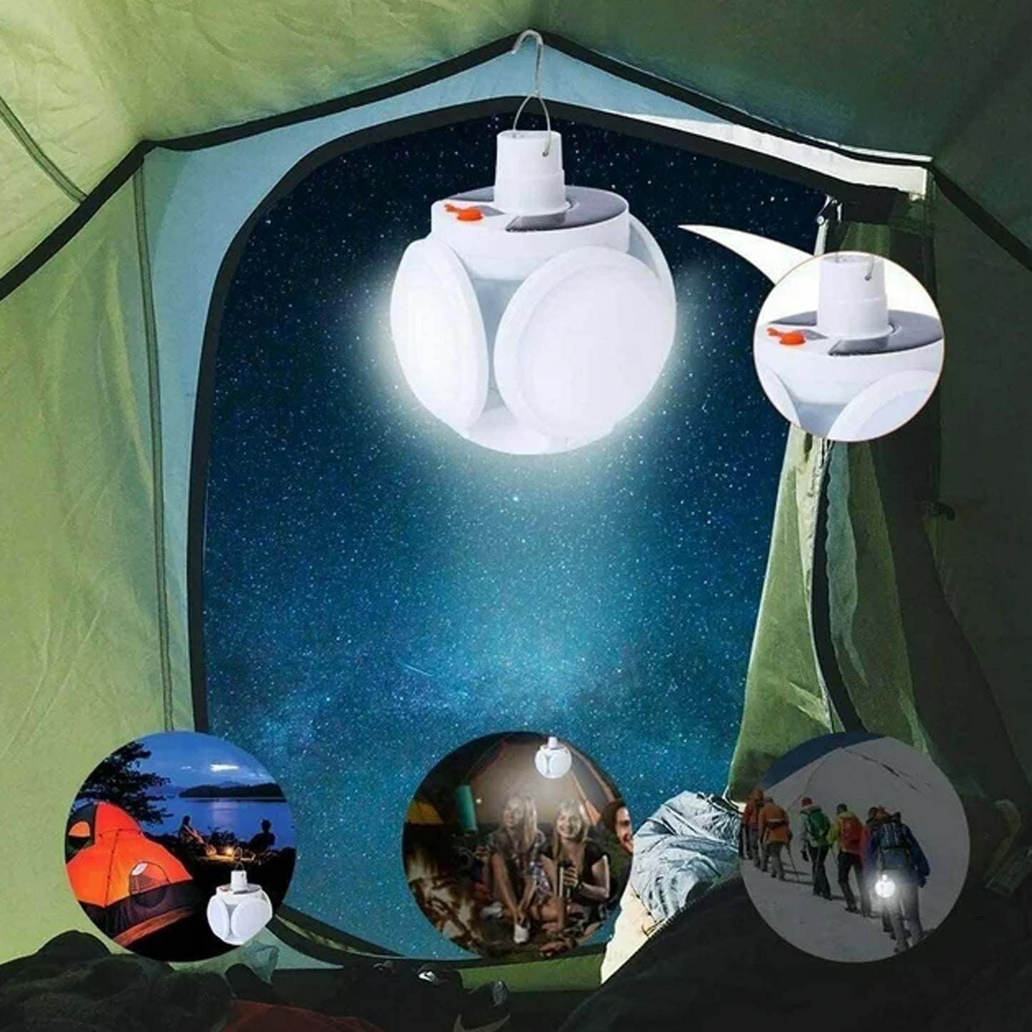 Solar light for camping