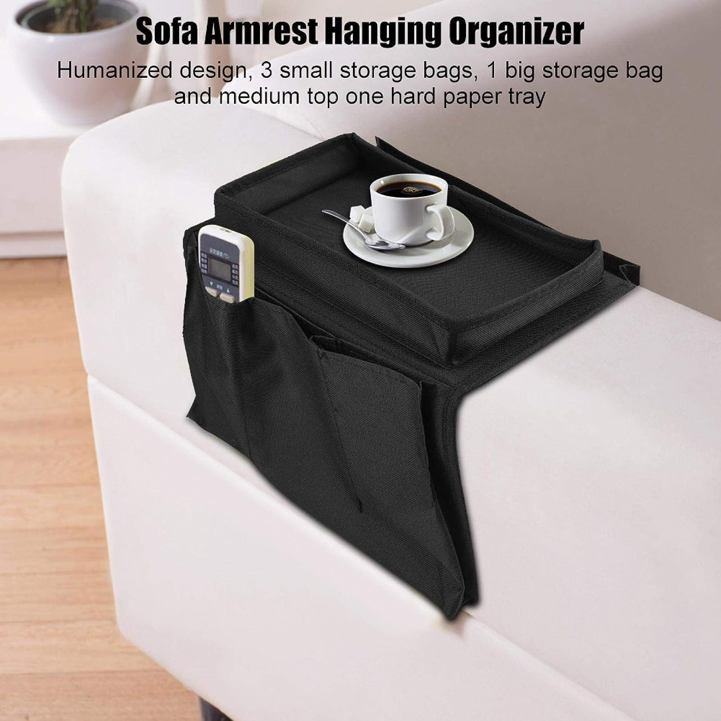Sofa Arm Rest Hanging Storage Bag