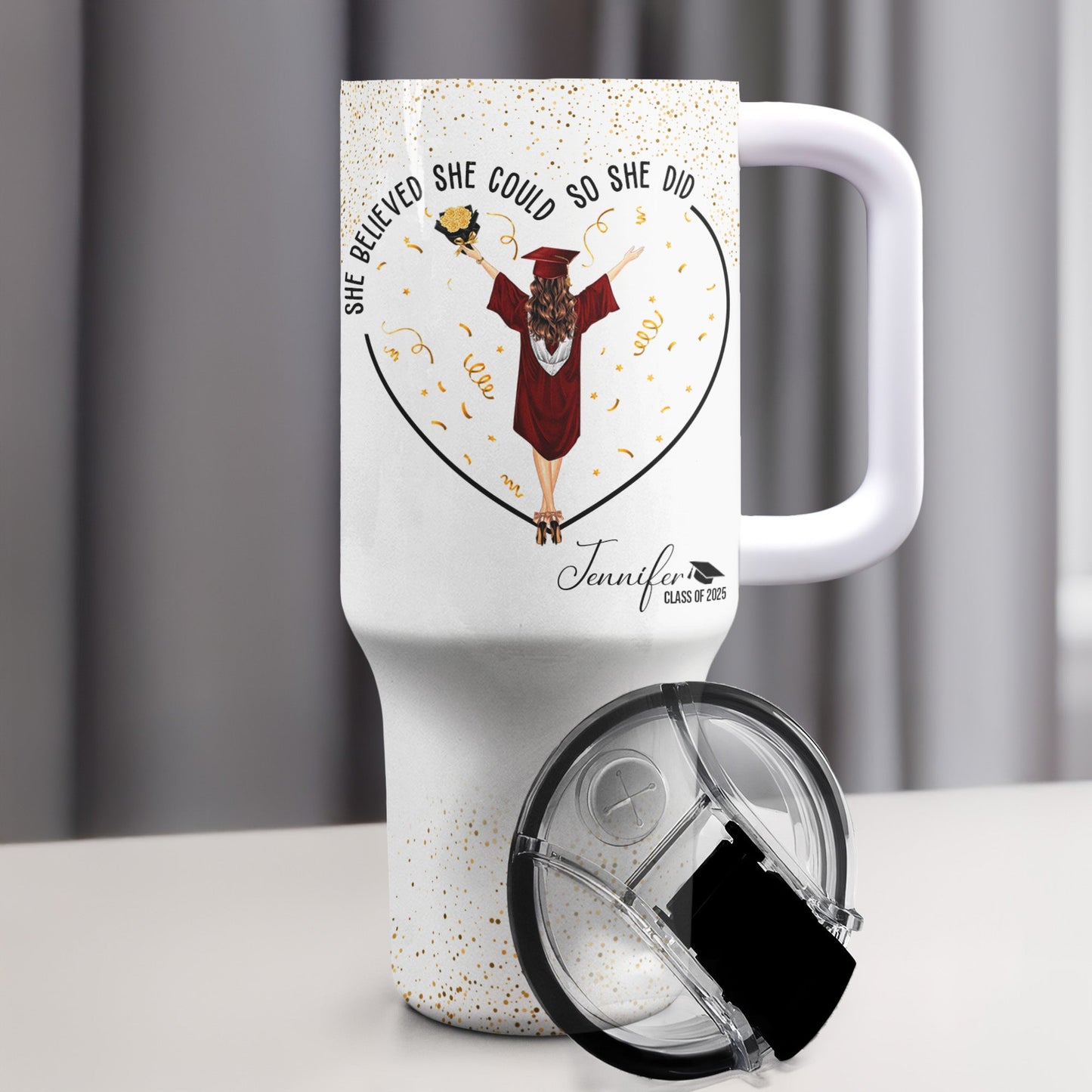 Personalized 40oz Tumbler With Straw