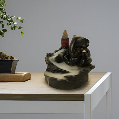 Shri Ganesh smoke fountain