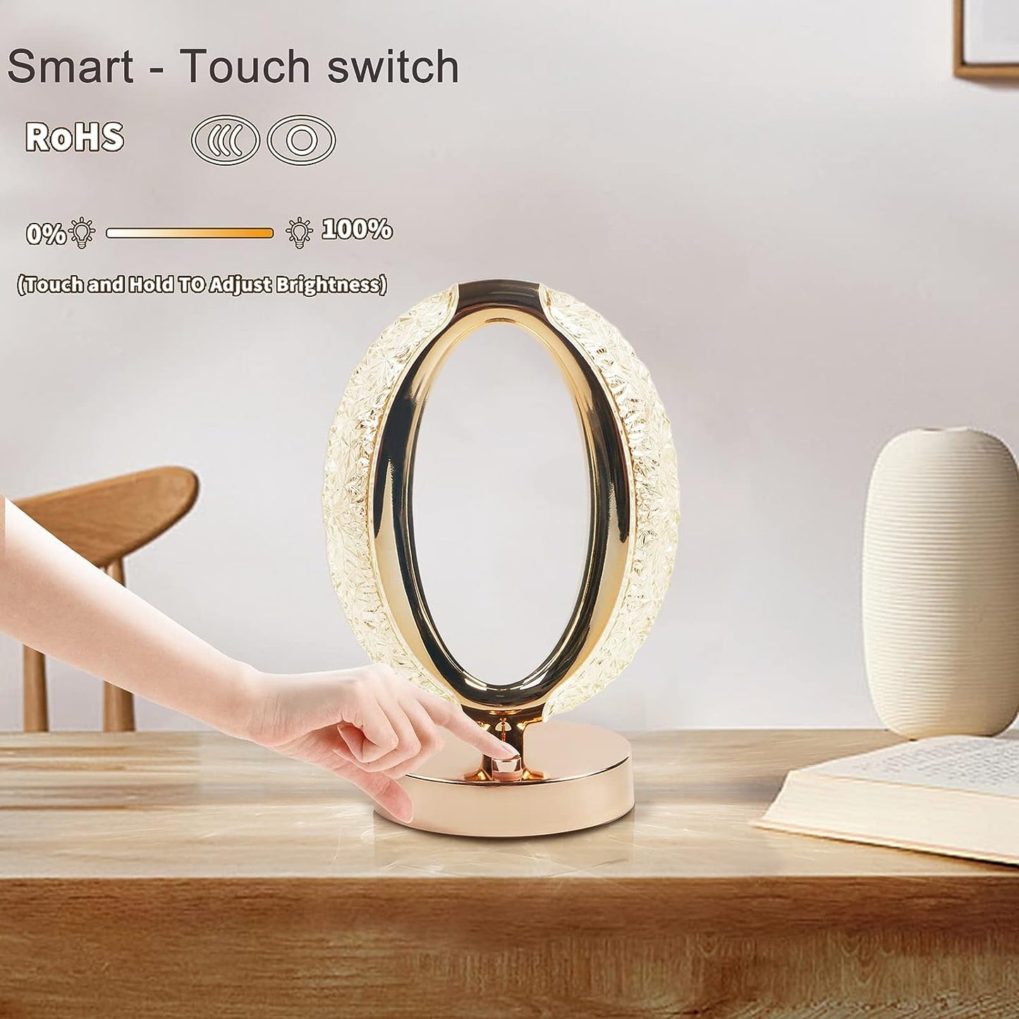 Touch Control Crystal Lamp