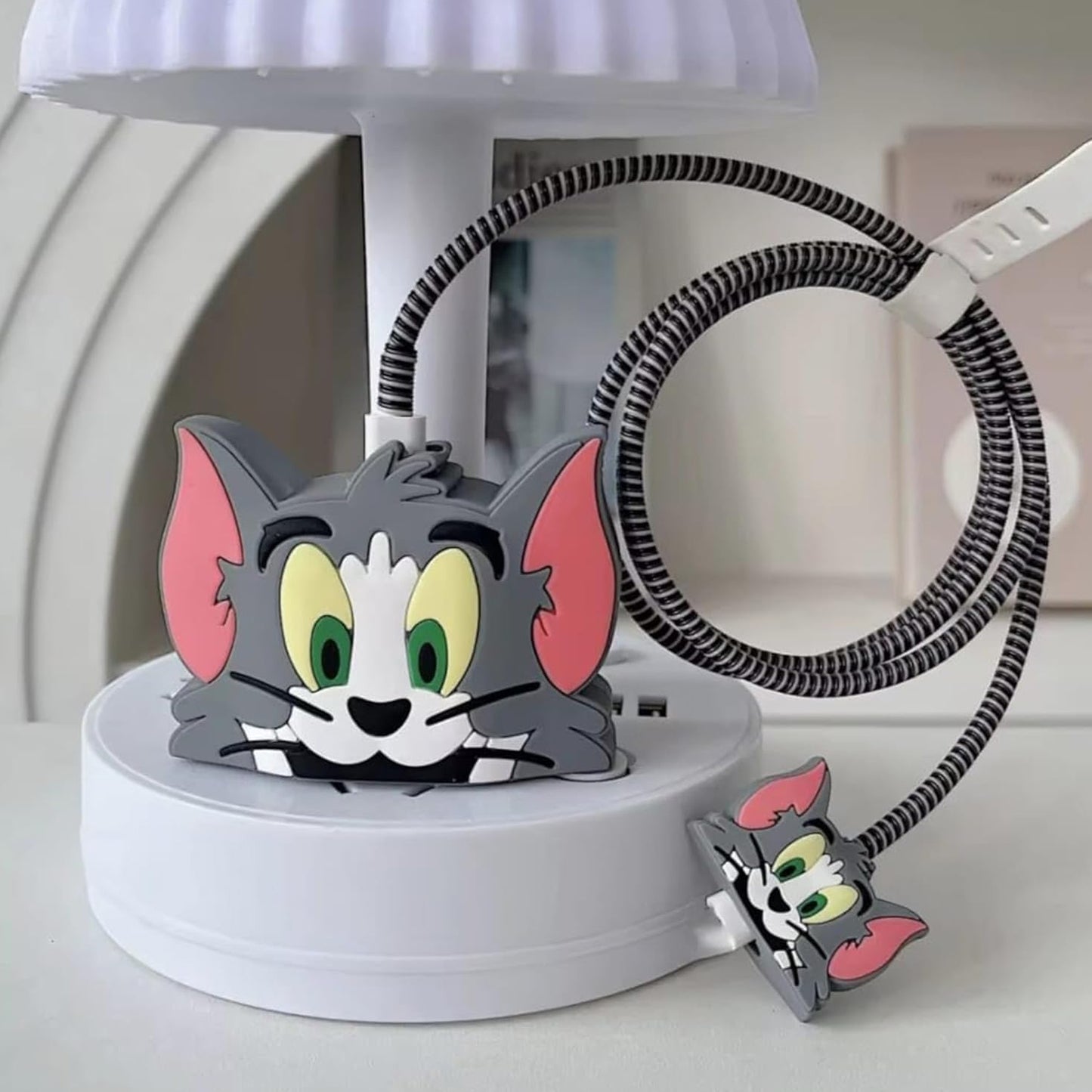Cute Tom and Jerry cahrger case