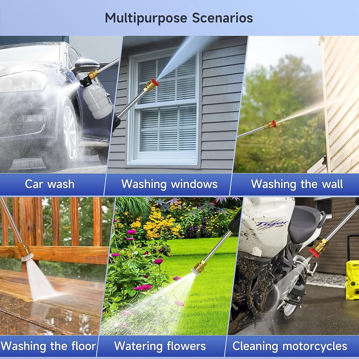 Wireless High Pressure Water Spray Gun (48v  With Small Box  Small Adaptor  1 Set)