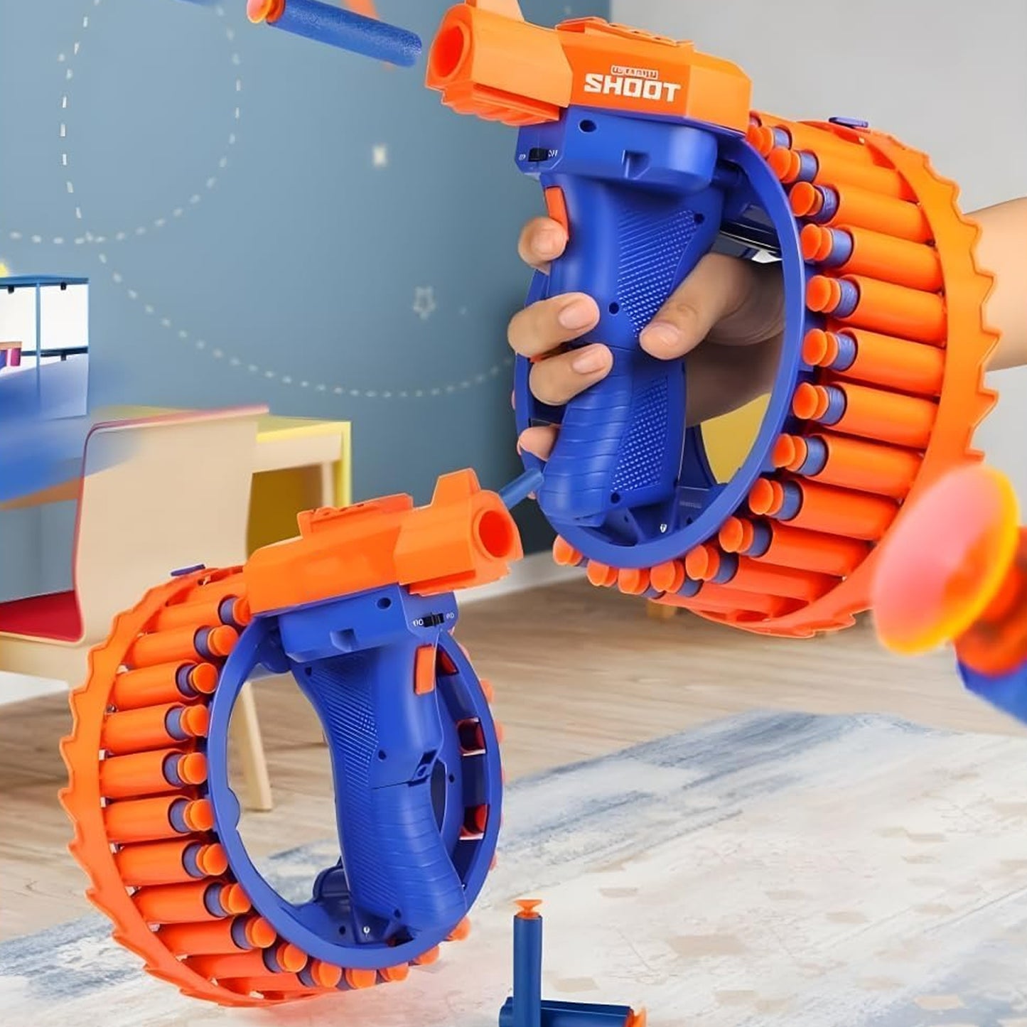 Electric Gun For Children with 28 Soft Bullets